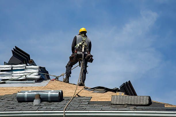 Professional Roof Installation technician working in Princeton, ID